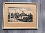Oude tekening van het  Tolhuis in Baarn 1966, Antiek en Kunst, Ophalen of Verzenden
