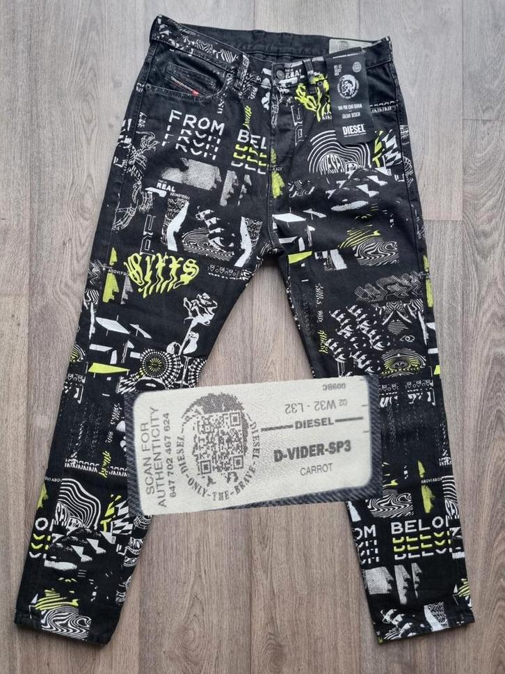 - NIEUWE- Diesel D-VIDER-SP3 W32 L32 * 32x32 * SPECIAL *, Kleding | Heren, Spijkerbroeken en Jeans, Nieuw, W32 (confectie 46) of kleiner