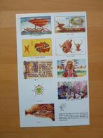 Folder, afbeeldingen bij 't boek Man en aankondiging biblio, Ophalen of Verzenden, Zo goed als nieuw, Folder