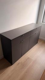 IKEA Vihals Buffetkast - Donkergrijs - 140cm, Ophalen, Overige materialen, 100 tot 150 cm, Zo goed als nieuw