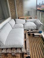 Palletkussens grijs, Tuin en Terras, Ophalen of Verzenden, Zo goed als nieuw
