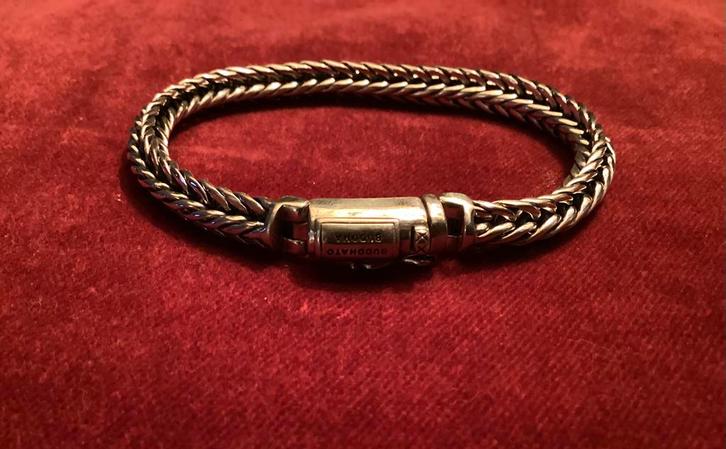 Buddha to Buddha armband Nurul XS - als nieuw!, Sieraden, Tassen en Uiterlijk, Armbanden, Zo goed als nieuw, Zilver, Ophalen of Verzenden
