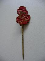 oud metalen speldje PIPO (de clown), Verzamelen, Speldjes, Pins en Buttons, Ophalen of Verzenden, Gebruikt, Figuurtje, Speldje of Pin