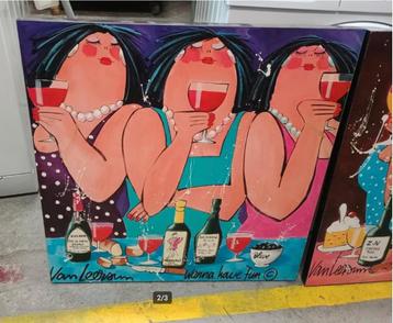 2 x dikke dames kunstdruk El van Leersum 25 euro per stuk beschikbaar voor biedingen