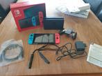 Nintendo switch nieuw in doos, Ophalen of Verzenden, Zo goed als nieuw, Met 2 controllers