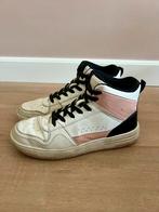 Witte sneackers met roze/beige/zwart, maat 35, Meisje, Schoenen, Ophalen of Verzenden, Zo goed als nieuw