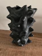 Grote zwarte design vaas, Huis en Inrichting, Woonaccessoires | Vazen, Ophalen of Verzenden, Zo goed als nieuw