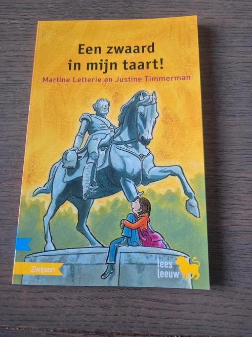 Een zwaard in mijn taart! - Letterie & Timmerman, Boeken, Kinderboeken | Jeugd | onder 10 jaar, Gelezen, Fictie algemeen, Ophalen of Verzenden