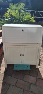 Witte Secretaire - Bureau, Ophalen, Gebruikt, 50 tot 100 cm, Minder dan 100 cm
