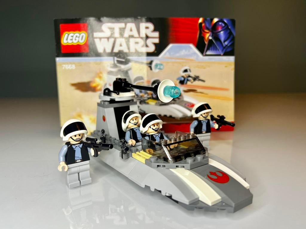 LEGO Star Wars Legends Rebel Scout Speeder 7668-1 (2008), Ophalen of Verzenden, Zo goed als nieuw, Complete set, Lego