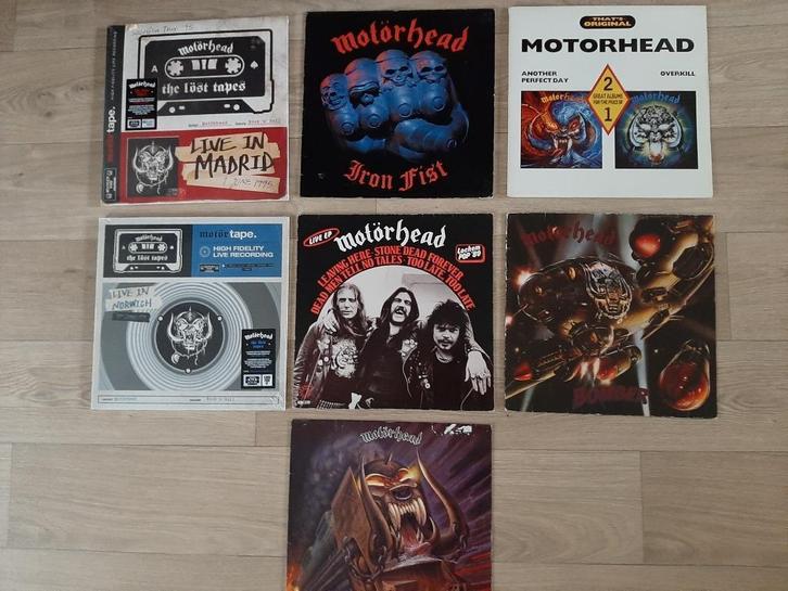 lp/vinyl  Motorhead   7x, Cd's en Dvd's, Vinyl | Rock, Gebruikt, Poprock, 12 inch, Ophalen of Verzenden