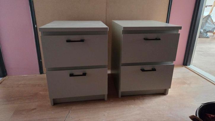 Ikea malm nachtkastjes, Huis en Inrichting, Slaapkamer | Nachtkastjes, Gebruikt, 55 tot 70 cm, Minder dan 45 cm, Ophalen