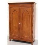 Grenenhouten biedermeier poortkast 19e, Ophalen