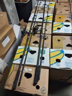 Diverse hengels, netten, paraplu en karpermat, Watersport en Boten, Hengelsport | Algemeen, Ophalen, Gebruikt, Complete hengel