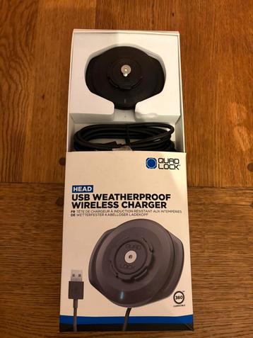 Quad lock wireless charging head motorfiets beschikbaar voor biedingen