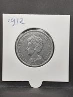 1 gulden 1912 Koningin Wilhelmina, Postzegels en Munten, Munten | Nederland, 1 gulden, Zilver, Ophalen of Verzenden, Koningin Wilhelmina