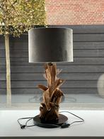 Voet tafellamp Jakarta - bruin - Ø25x50 cm zgan, Huis en Inrichting, Lampen | Tafellampen, Landelijk, klassiek, Ophalen of Verzenden