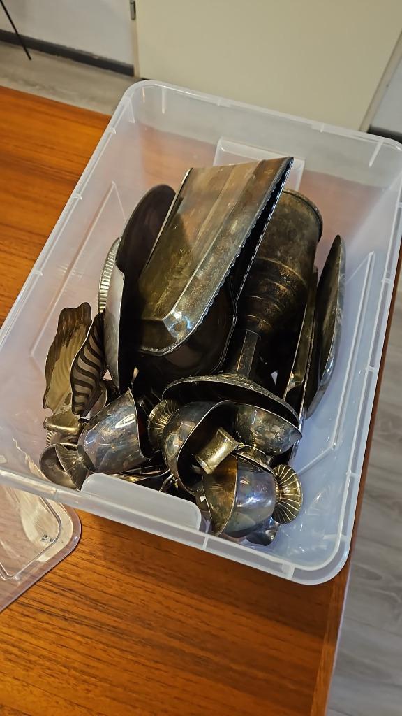 4,8 kg verzilverd, Antiek en Kunst, Antiek | Bestek, Ophalen