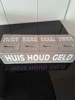 Spaarpot kistje huishoud geld hout, Ophalen of Verzenden, Metaal of Blik, Overige thema's