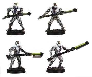 Warhammer 40K - vintage metalen Necron Pariahs beschikbaar voor biedingen