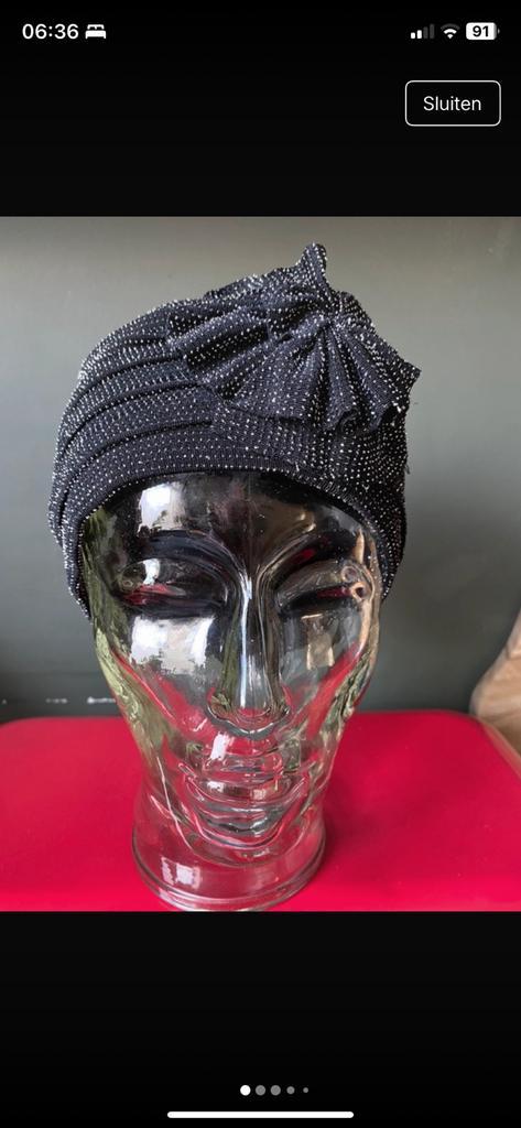 Feestelijke Unieke Handgemaakte Chemocap, Kleding | Dames, Hoeden en Petten, Zo goed als nieuw, Ophalen of Verzenden