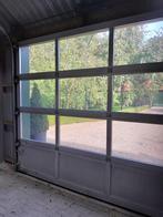 Garagedeur/overheadeur, Doe-het-zelf en Verbouw, Deuren en Horren, Ophalen, Gebruikt, Garagedeur, Glas