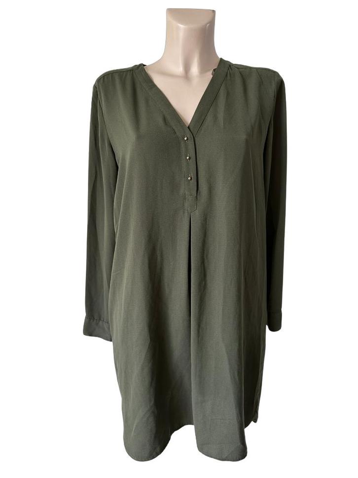 Sacks jurk L, Kleding | Dames, Jurken, Zo goed als nieuw, Maat 42/44 (L), Groen, Ophalen of Verzenden