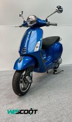 Vespa Primavera Blauw | Euro 5 injectie | NIEUW, Ophalen, Overige modellen, Maximaal 45 km/u, Nieuw