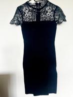 Morgan Zwarte Bodycon Midi Jurk - Maat S, Zwart, Zo goed als nieuw, Maat 36 (S), Onder de knie