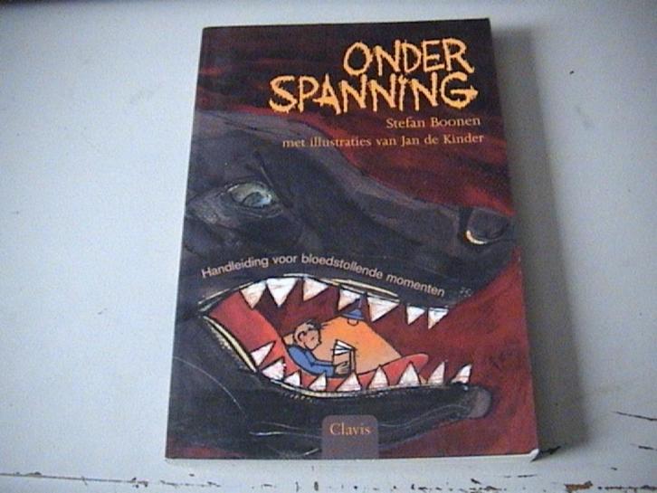 Onder Spanning - Stefan Boonen - misdaad gangsters angst, Boeken, Kinderboeken | Jeugd | 10 tot 12 jaar, Zo goed als nieuw, Fictie