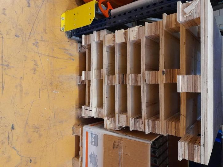 Pallets met dichte bovenkant, Doe-het-zelf en Verbouw, Hout en Planken, Gebruikt, Pallet, Overige houtsoorten, Minder dan 200 cm