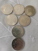 7 zilveren grote tientjes herrijst 1945-1970 en 1973, Ophalen of Verzenden, Koningin Juliana, 10 gulden