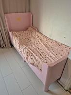 Roze meegroei bed en bijbehorende kasten, Kinderen en Baby's, Kinderkamer | Bedden, Ophalen, Gebruikt, 180 cm of meer, 70 tot 85 cm