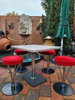 FIFTIES SIXTIES AMERIKAANSE BARKRUKKEN BEL AIR BAR TAFEL, Huis en Inrichting, Barkrukken, Ophalen, Zo goed als nieuw