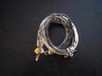 Zgan- Leuke veterarmband., Sieraden, Tassen en Uiterlijk, Armbanden, Ophalen of Verzenden, Zo goed als nieuw