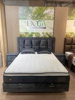 Luxe Boxspring DOGA Chakra – Compleet Bed met Opbergruimte, Ophalen of Verzenden, 200 cm, Stof, 160 cm