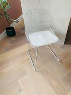 Draad stoel wit - wire chair white, Huis en Inrichting, Stoelen, Ophalen, Gebruikt, Wit, Metaal