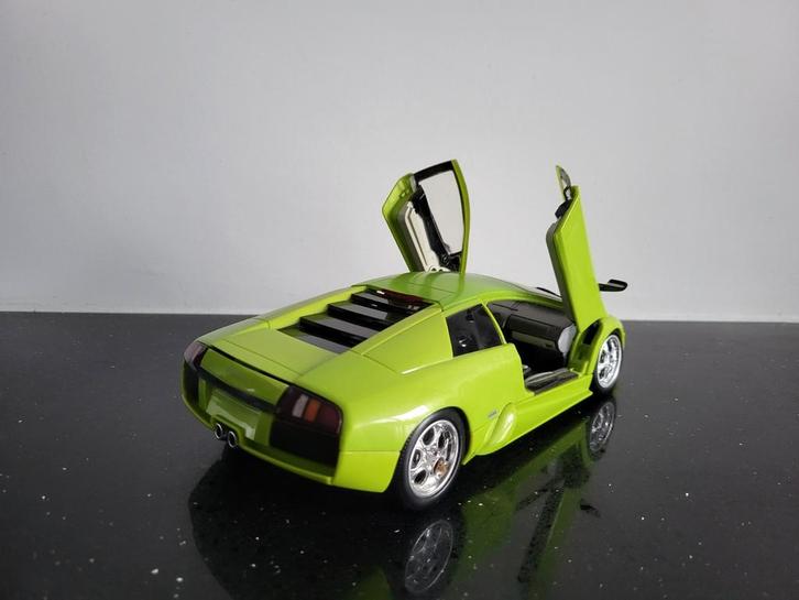 Roadbot 1/18 Lamborghini Murciélago Groen, Hobby en Vrije tijd, Modelbouw | Auto's en Voertuigen, Zo goed als nieuw, Auto, Groter dan 1:32