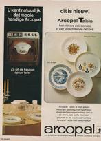 Retro reclame 1969 Arcopal Utrecht servies borden, Verzamelen, Retro, Verzenden, Overige typen