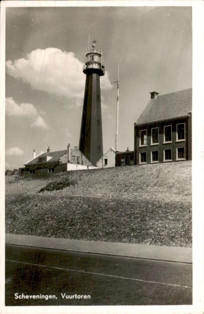 Scheveningen - Vuurtoren, Verzamelen, Ansichtkaarten | Nederland, Gelopen, Utrecht, Voor 1920, Ophalen of Verzenden