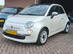 Fiat 500 0.9 TwinAir Lounge PANODAK, BLEUTOOTH, AIRCO, APK!, Voorwielaandrijving, Euro 5, Gebruikt, Zwart