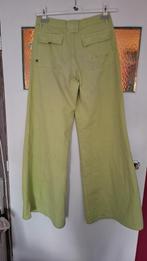 Groene broek met hele wijde pijpen. Mt 31. Jaren 90., Gang, Ophalen of Verzenden, Lang, Gedragen