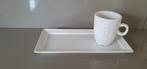 Koffiemok met serveerschotel, Huis en Inrichting, Keuken | Servies, Ophalen, Zo goed als nieuw, Overige stijlen, Kop(pen) en/of Schotel(s)