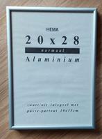 Hema aluminium fotolijst met helder glas 20x28, Minder dan 50 cm, Metaal of Aluminium, Ophalen of Verzenden, Zo goed als nieuw
