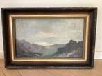 Klassiek Berglandschap Schilderij (Beschadigd), Ophalen