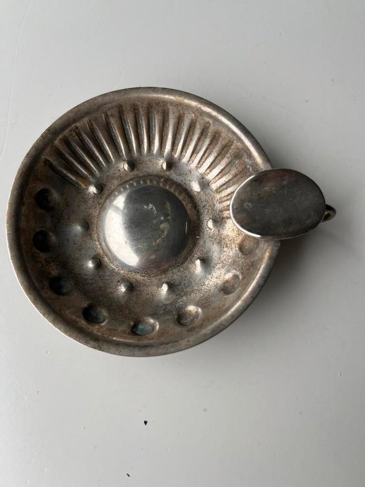 Vintage Tastevin Wijnproefschaal, Antiek en Kunst, Antiek | Goud en Zilver, Zilver, Ophalen of Verzenden