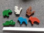 6 dieren voor kleuters, Verzamelen, Dierenverzamelingen, Ophalen of Verzenden, Gebruikt, Overige soorten, Beeldje of Figuurtje