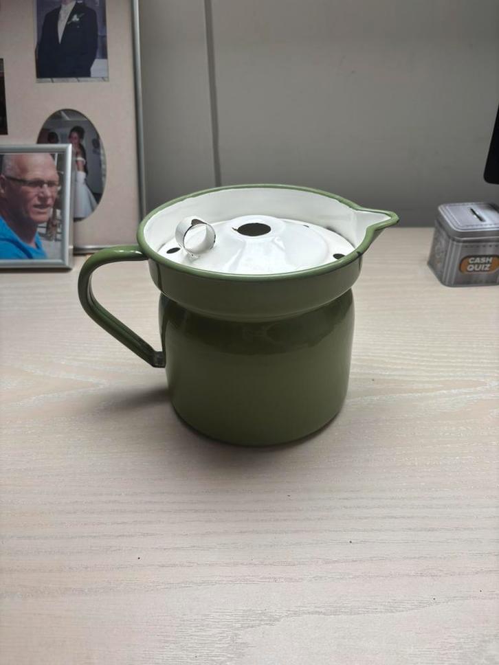 Emaille melkpan, Antiek en Kunst, Antiek | Emaille, Ophalen of Verzenden