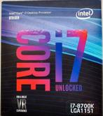 Intel Core i7-8700K, Computers en Software, Processors, 6-core, LGA 1151, Gebruikt, Ophalen of Verzenden