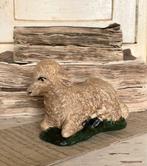 Brocante oud schaapje gips ( Kerst ), Ophalen of Verzenden